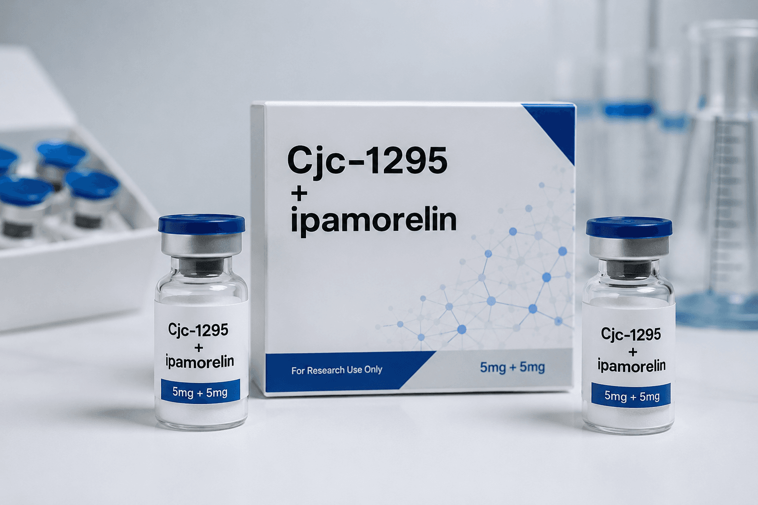 Cjc-1295 + ipamorelin Trusted Research Peptide Solution