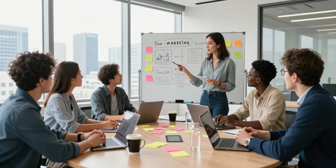Tim yang sedang mendiskusikan strategi LUXURY12 Link Alternatif di ruang kantor modern.