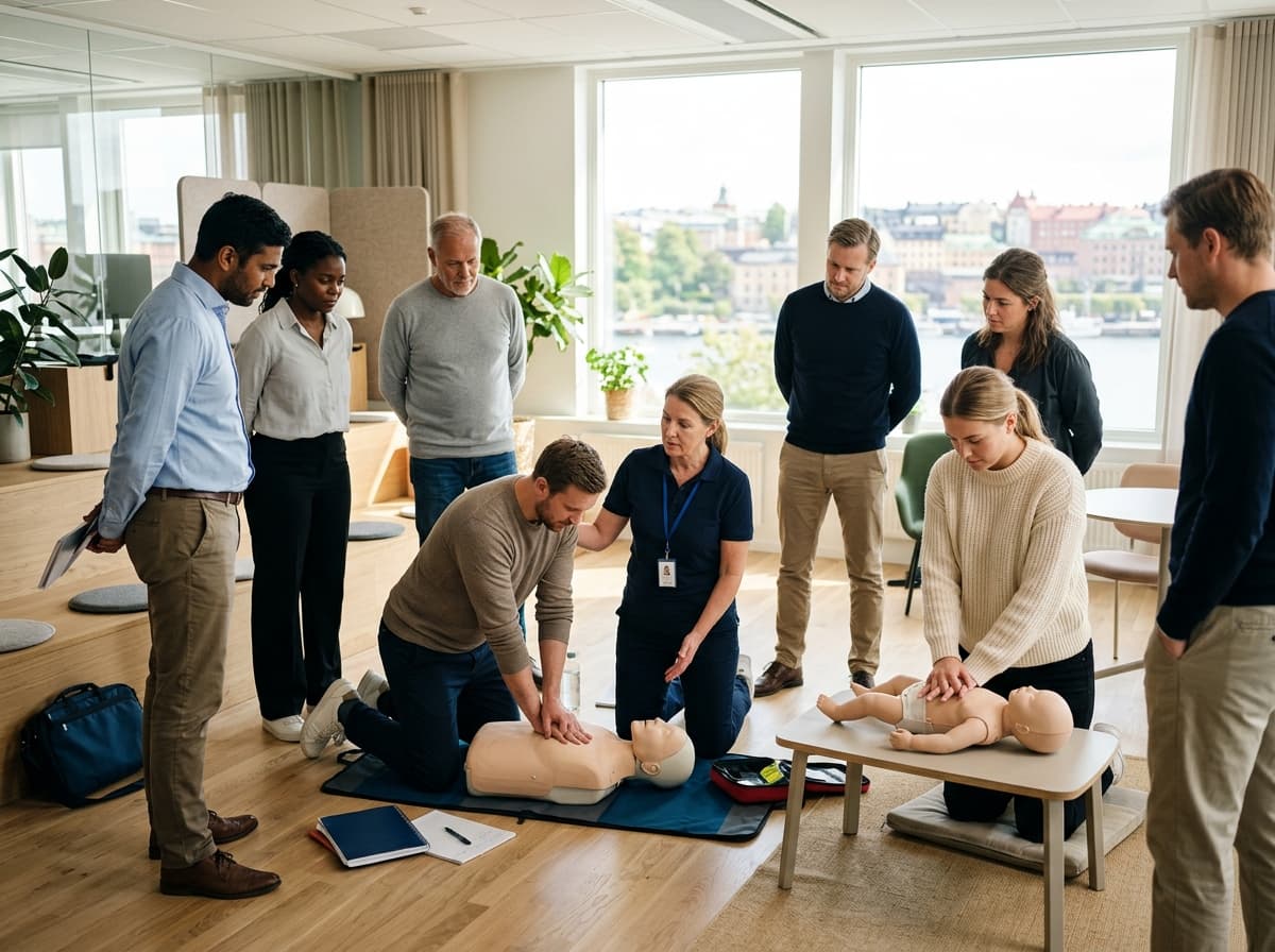 HLR kurs Stockholm med professionella HLR-instruktörer