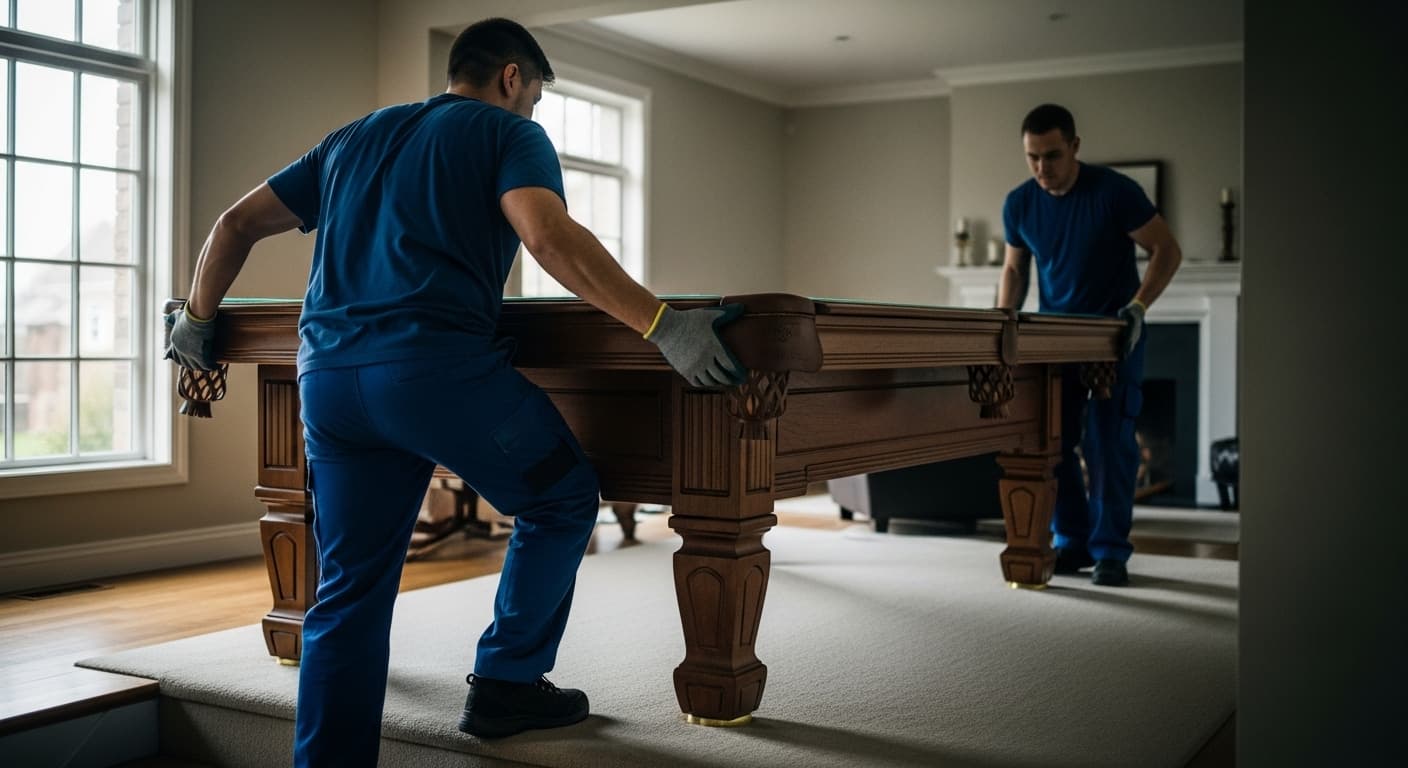 Expert Pool Table Movers Dallas for Commercial Game Rooms