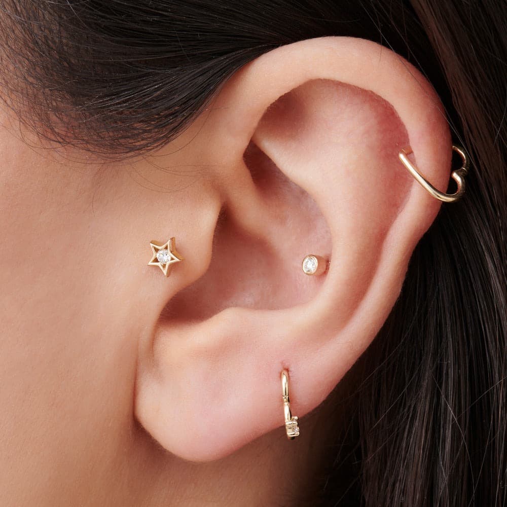Luxury Diamond Cartilage Hoop Creations with Exceptional Craftsmanship