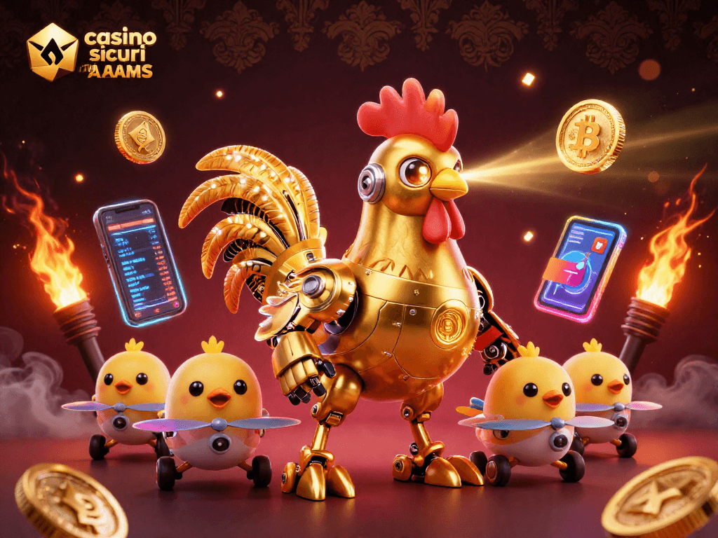 I migliori casino sicuri non AAMS offrono opportunità di gioco con robot d'oro e monete crypto