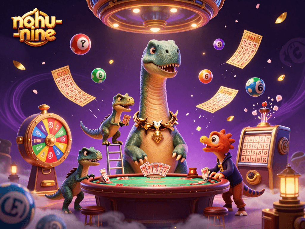 Experience thrilling gameplay with nohu-nine's unique features in a vibrant casino scene.