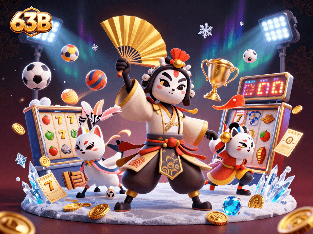 Gire os rolos da sorte e vença com 63B no emocionante salão de jogos.