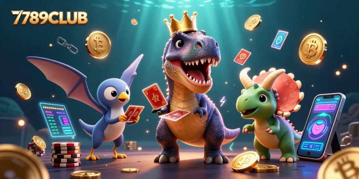 Experience thrilling gameplay with 789CLUB as colorful crypto elements and playful characters come to life.