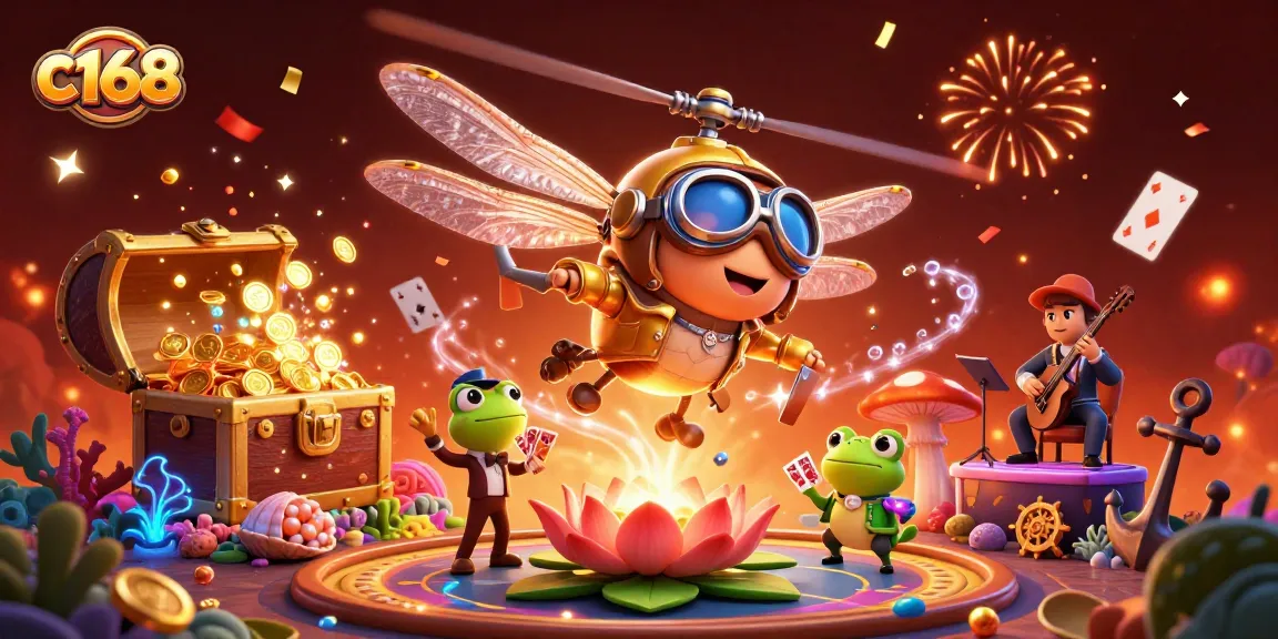 Experience thrilling wins at c168 with vibrant gaming elements and lively characters.