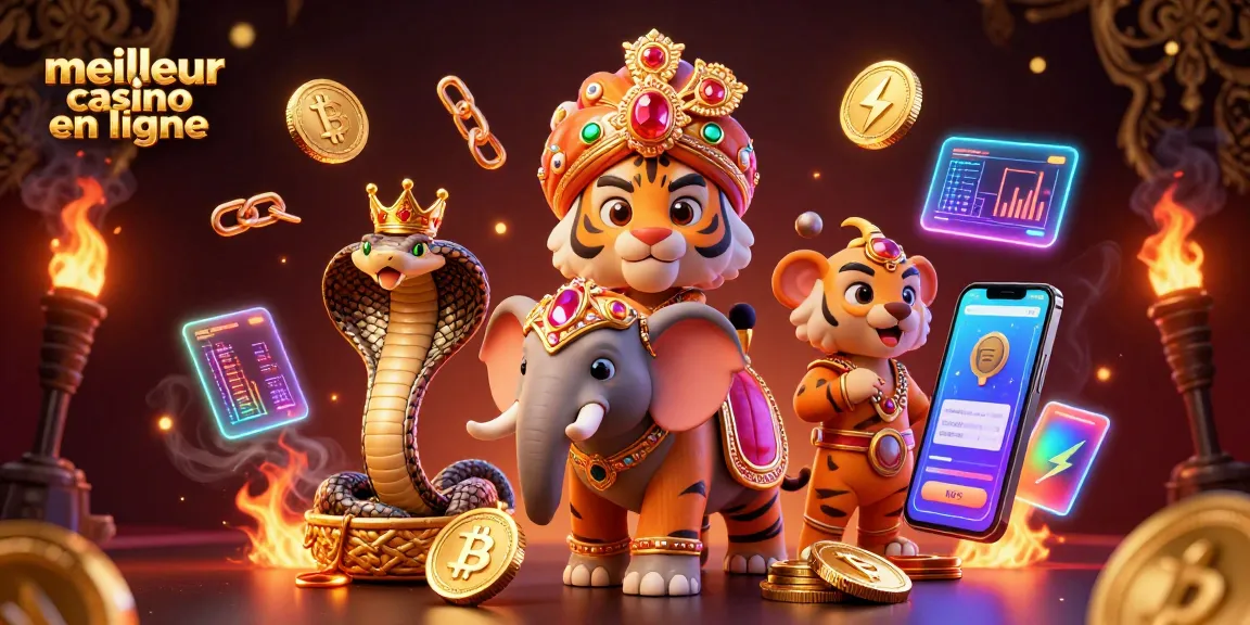 Visitez le meilleur casino en ligne avec un éléphant précieux, un tigre maharaja et des éléments crypto.