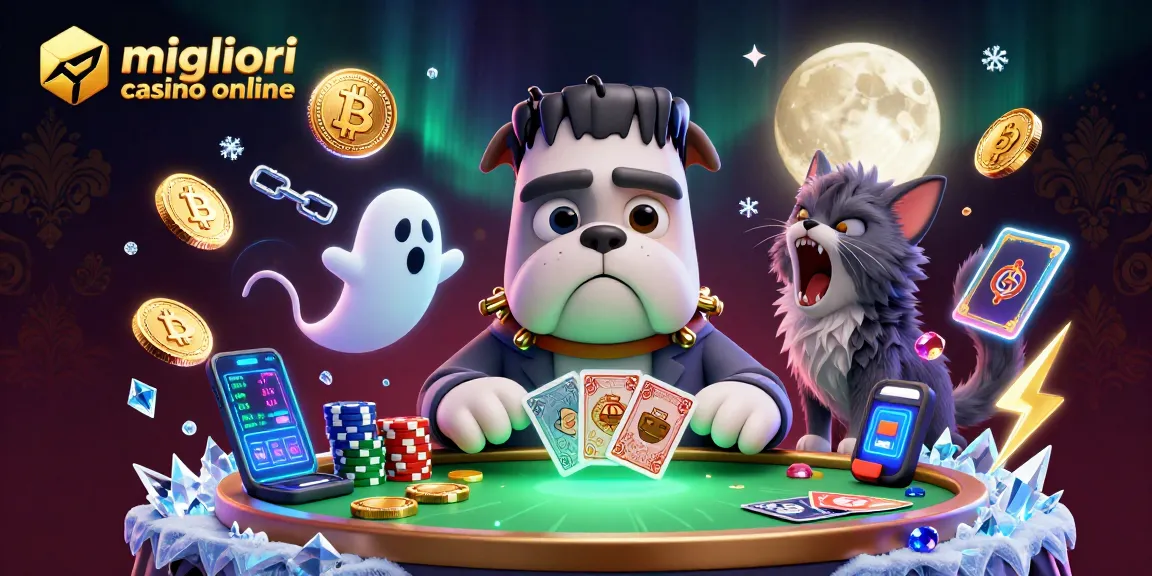 I migliori casino online offrono un'illustrazione 3D dettagliata che mostra croupier e giochi avvincenti.