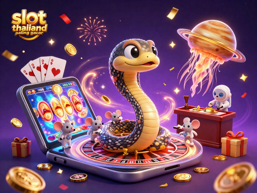 Experience thrilling wins at slot thailand paling gacor with cartoon characters in a casino universe.