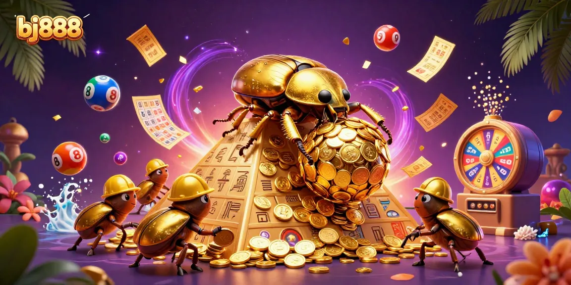 Experience thrilling gaming fun at bj888 with vibrant illustrations of betting action and casino excitement.