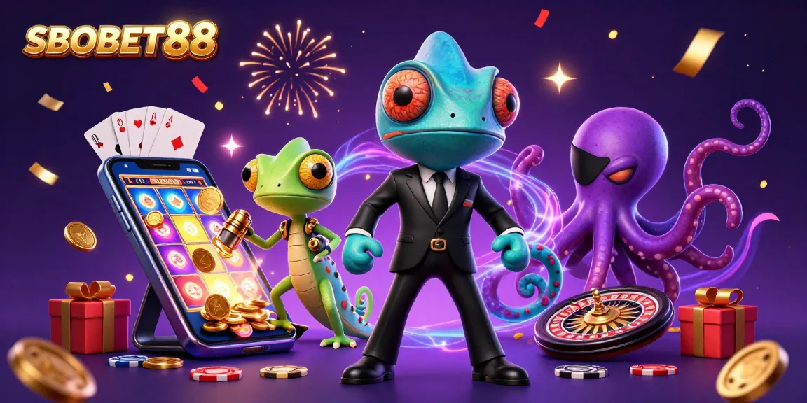 SBOBET88 menghadirkan pengalaman bermain casino dengan karakter menarik dan elemen permainan yang lengkap