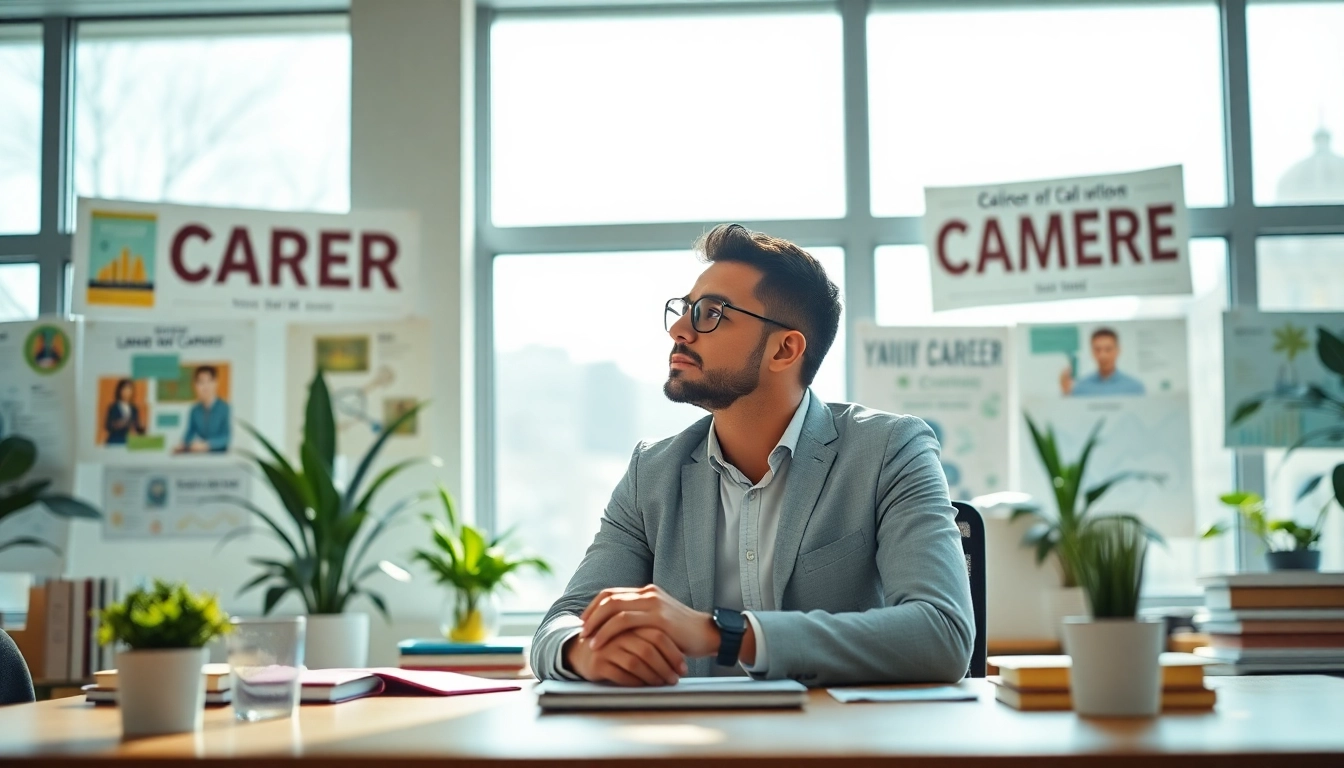 Explore your Ideal Career in a serene office setting that inspires motivation and focus.