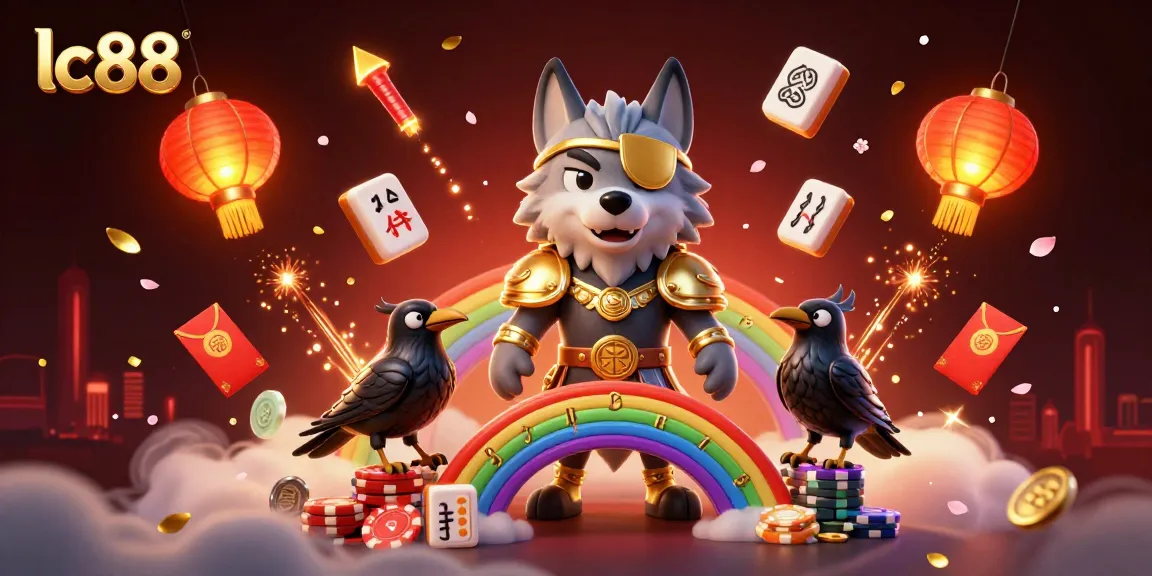 Experience the thrill of lc88 with this vibrant casino scene featuring immersive elements and Norse mythology.