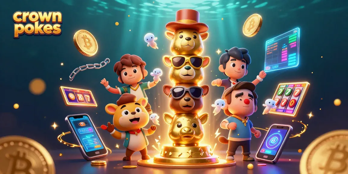 Engage with crown pokies at Crown76; experience dynamic gaming with vibrant 3D illustration.
