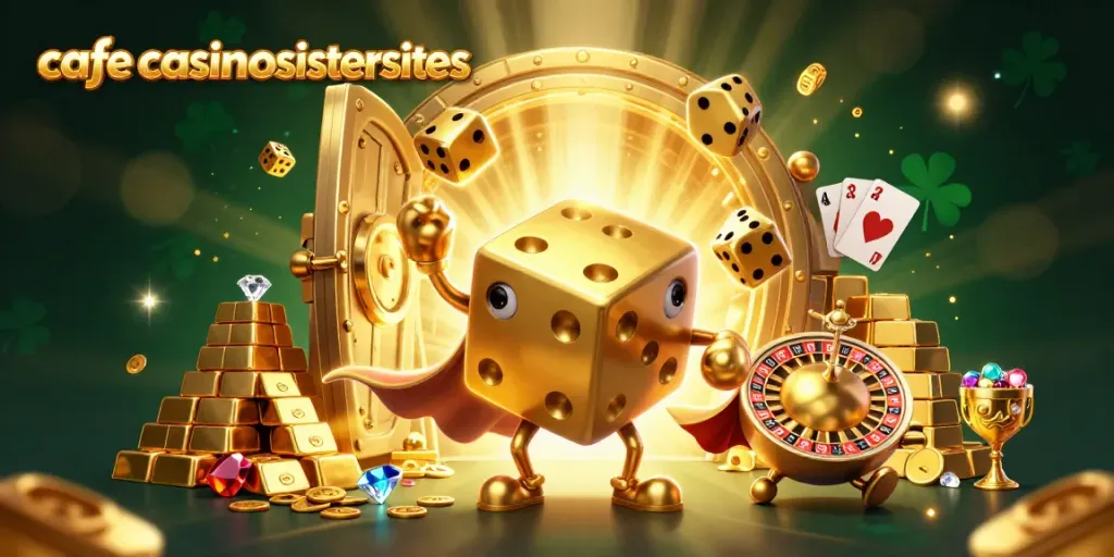 Experience exhilarating gameplay at cafecasinosistersites, with thrilling dice and card elements illuminating the scene.