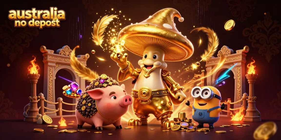 Get ready for fun at australia no deposit casinos with our stunning wizard and treasure scene!