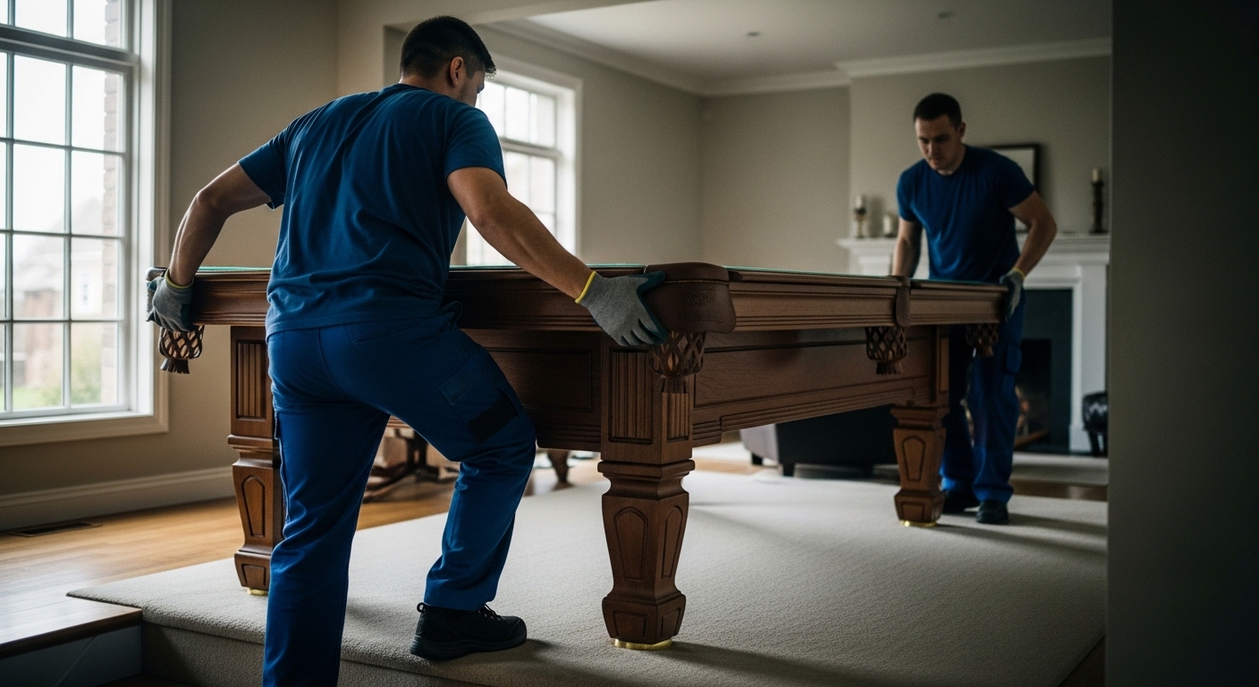 Expert Pool Table Movers Dallas for Commercial Game Rooms