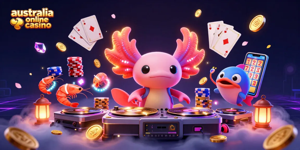 Experience thrilling gameplay at an australia online casino with vibrant characters and dynamic casino elements.