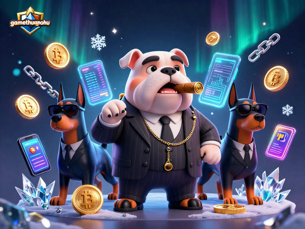 Win big with gamethuongnohu in this vibrant 3D casino scene featuring crypto riches.