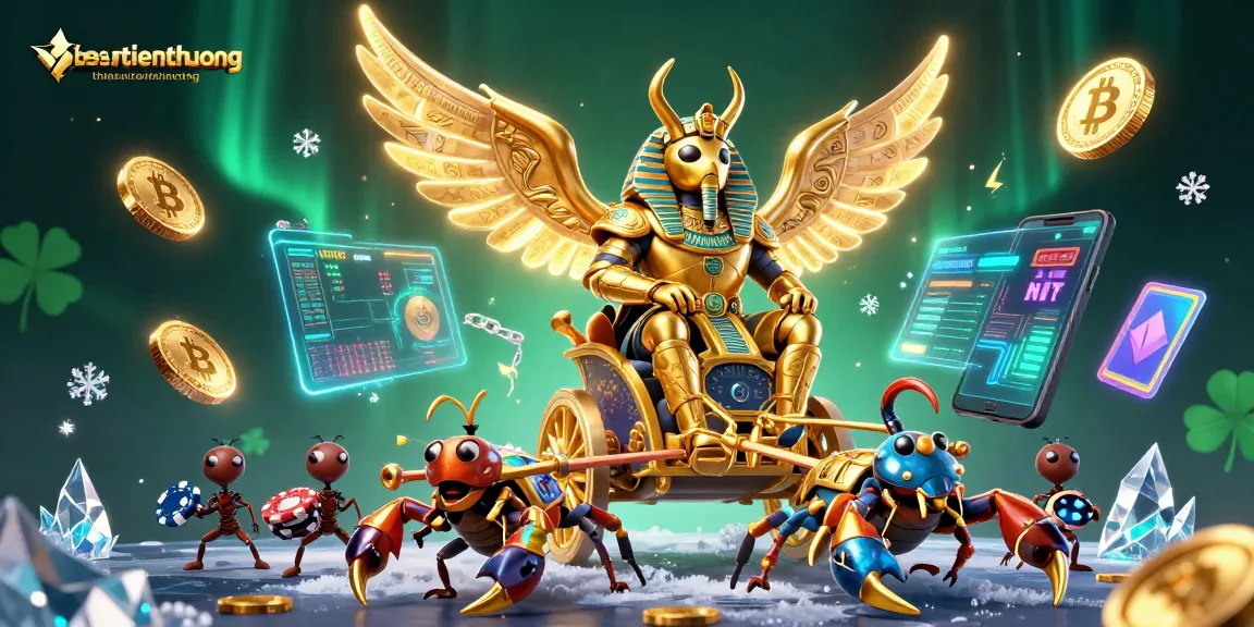 Enhance your winnings with thosantienthuong's captivating 3D gaming illustration.
