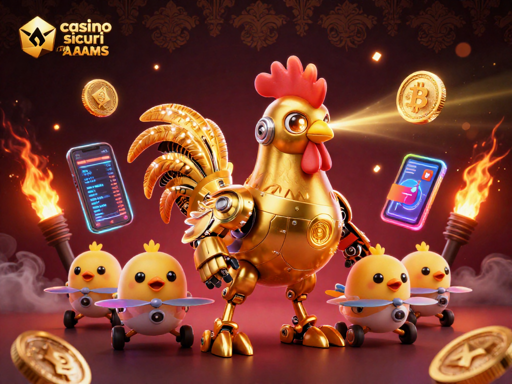 I migliori casino sicuri non AAMS offrono opportunità di gioco con robot d'oro e monete crypto