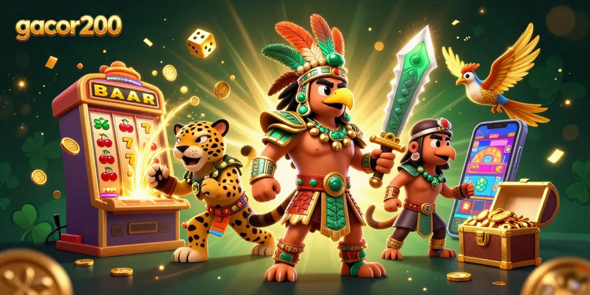 Mainkan permainan di gacor200 dengan karakter pejuang Aztec dan jackpot mesin slot
