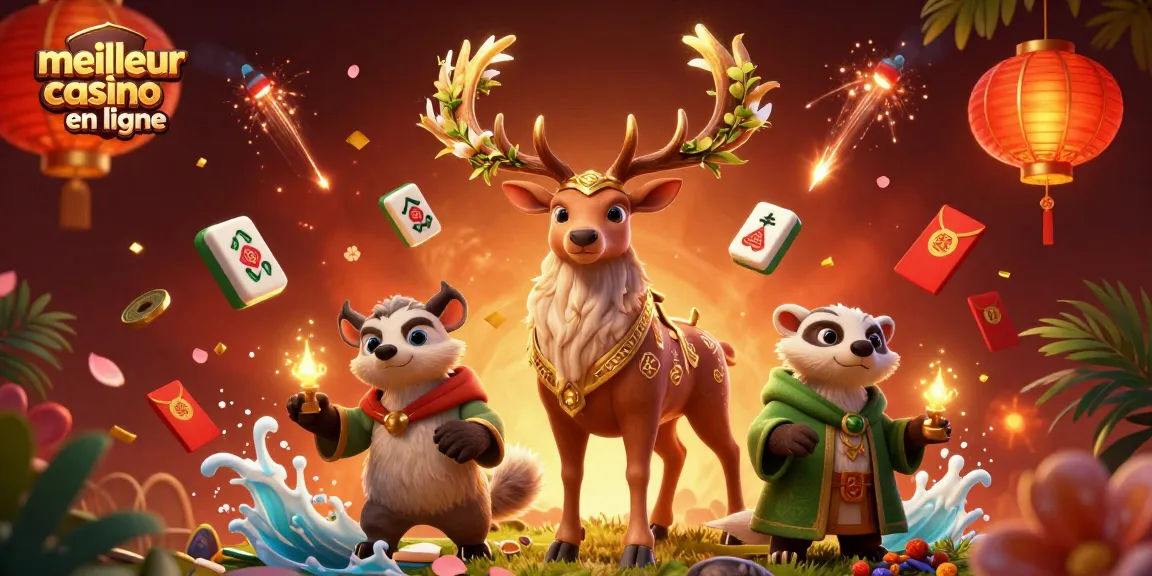 Jouez sur le meilleur casino en ligne avec des personnages fantastiques et une ambiance festive.