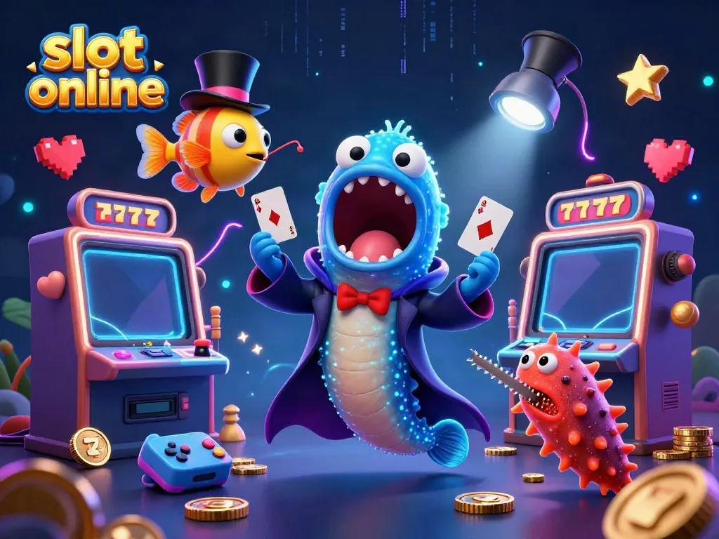 Experience thrilling slot online action with vibrant characters in a magical 3D casino world.