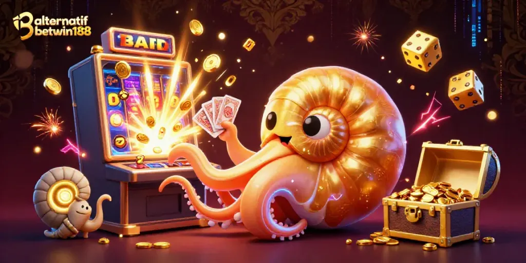 Jelajahi keseruan taruhan dengan link alternatif betwin188 dan simbol keberuntungan dari mesin slot 3D yang berkilau.