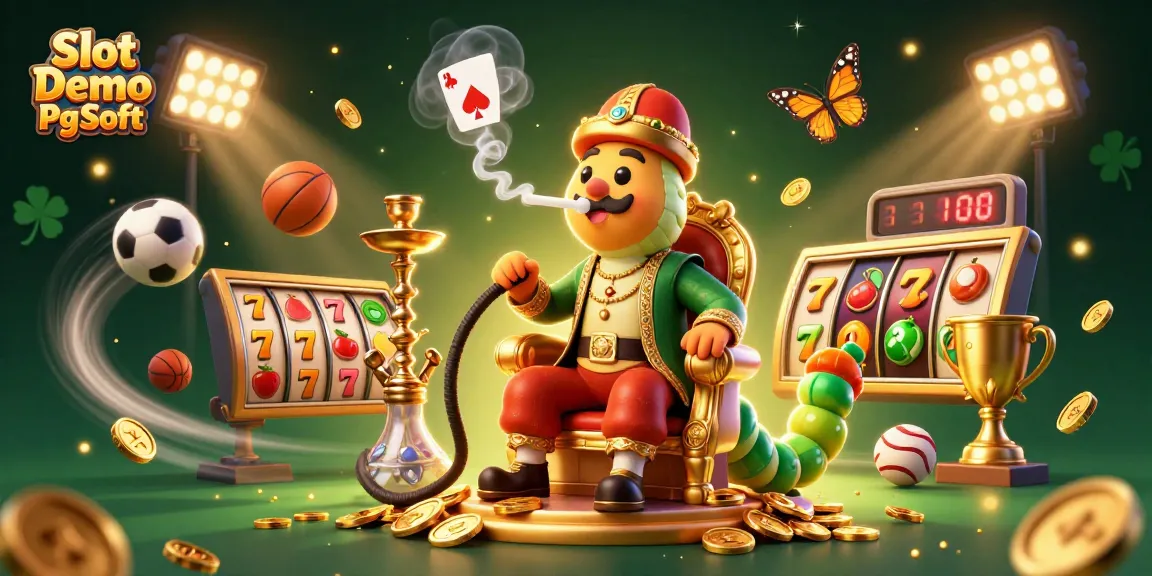 Experience winning strategies with Slot Demo Pg Soft in an engaging casino-themed 3D illustration.