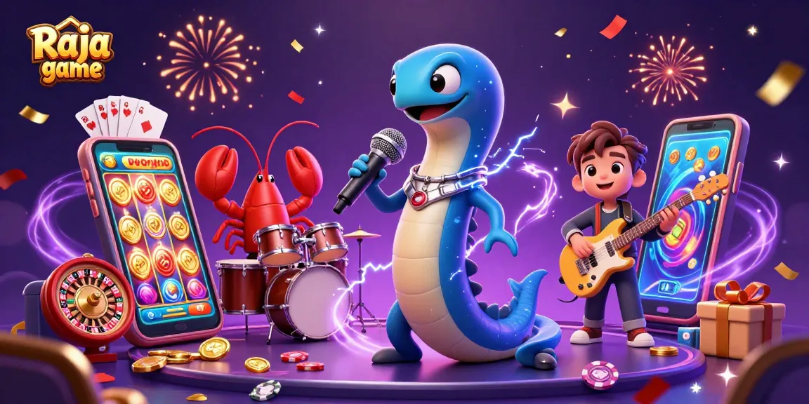 Engage with the Raja game in this dynamic underwater casino illustration featuring interactive gaming elements.