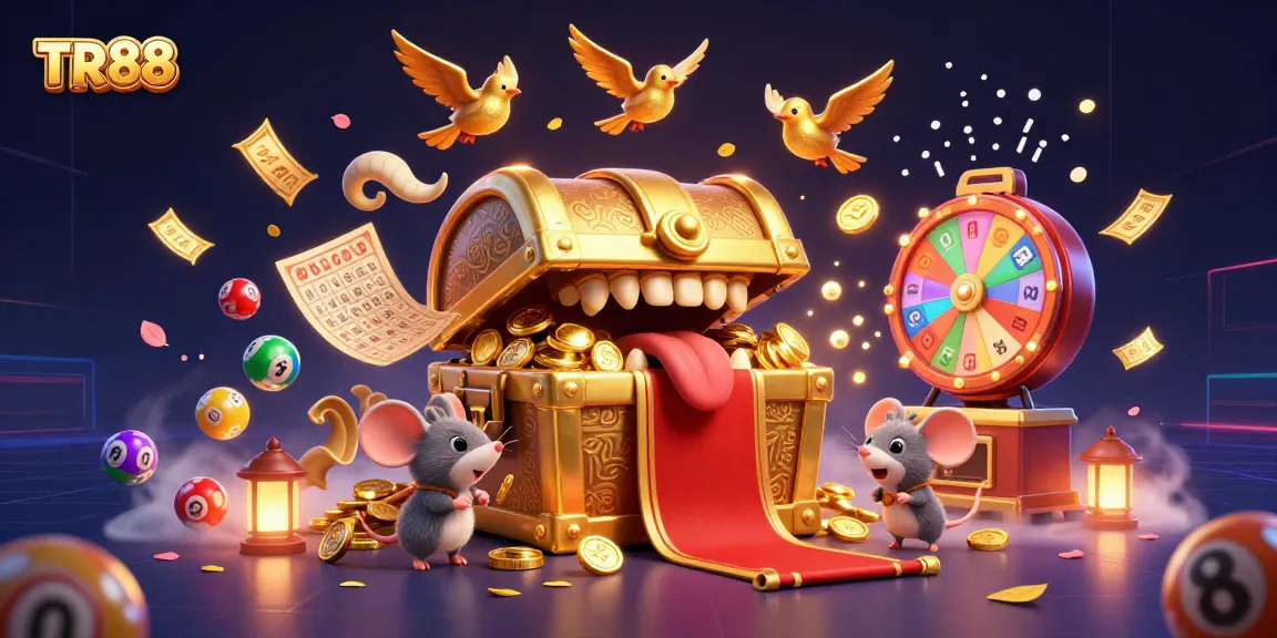 Engage with TR88's vibrant 3D casino experience with adventure-filled characters and dynamic gaming elements.