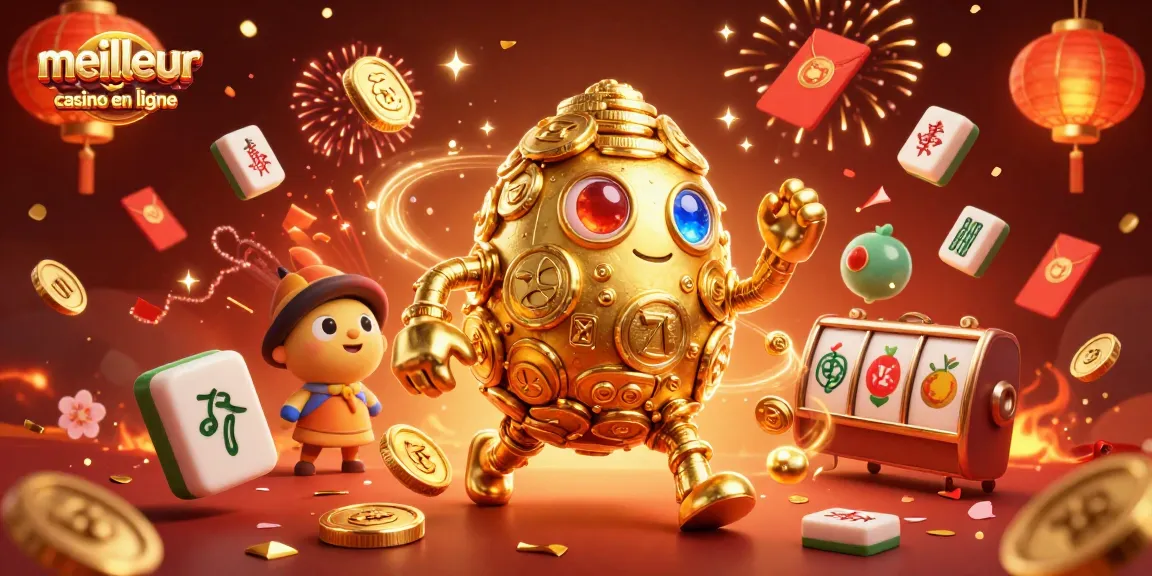 Jouer au meilleur casino en ligne avec un golem en or et des éléments festifs