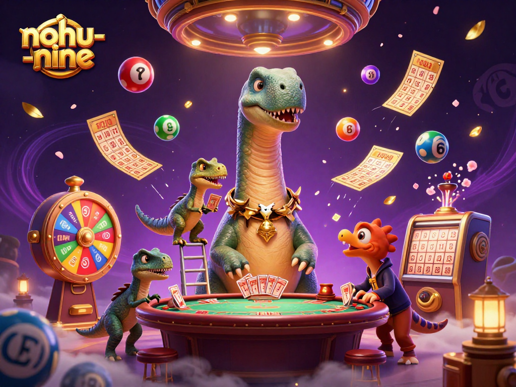 Experience thrilling gameplay with nohu-nine's unique features in a vibrant casino scene.