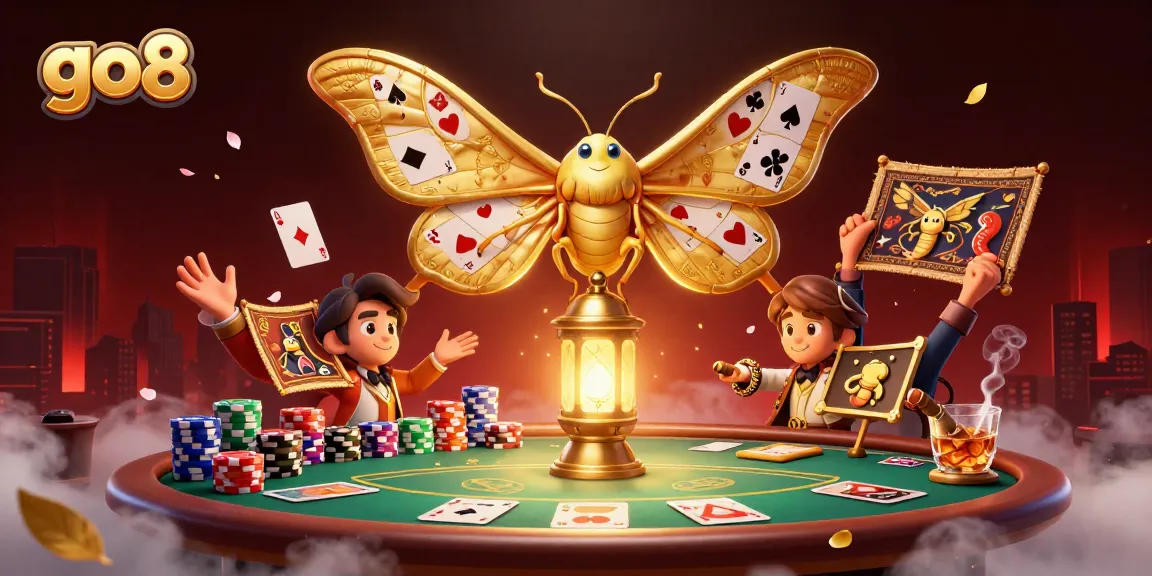 Enhance your go8 gaming experience with an intricate casino-themed 3D illustration showcasing vibrant gaming elements.
