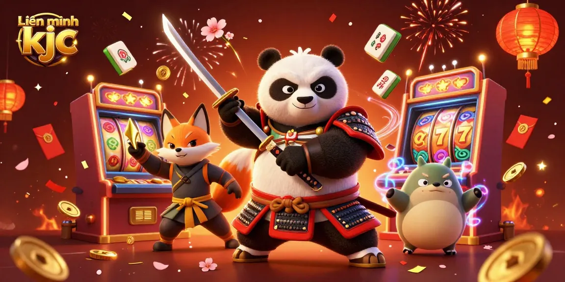Experience thrilling gaming action with Liên minh kjc's vibrant 3D scene featuring engaging casino elements.