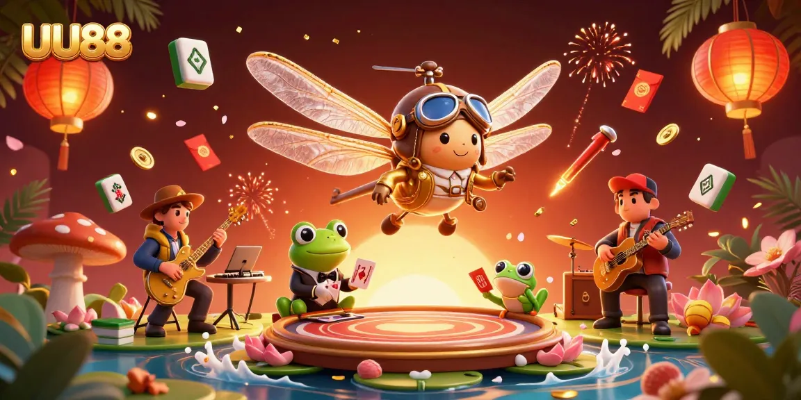 Experience the thrill at UU88 casino with lively characters, engaging games, and vibrant atmosphere.