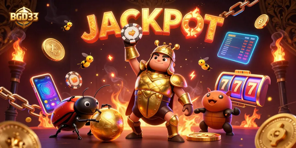 Engage with exciting gameplay at BGD33 as vibrant characters celebrate a big jackpot win!