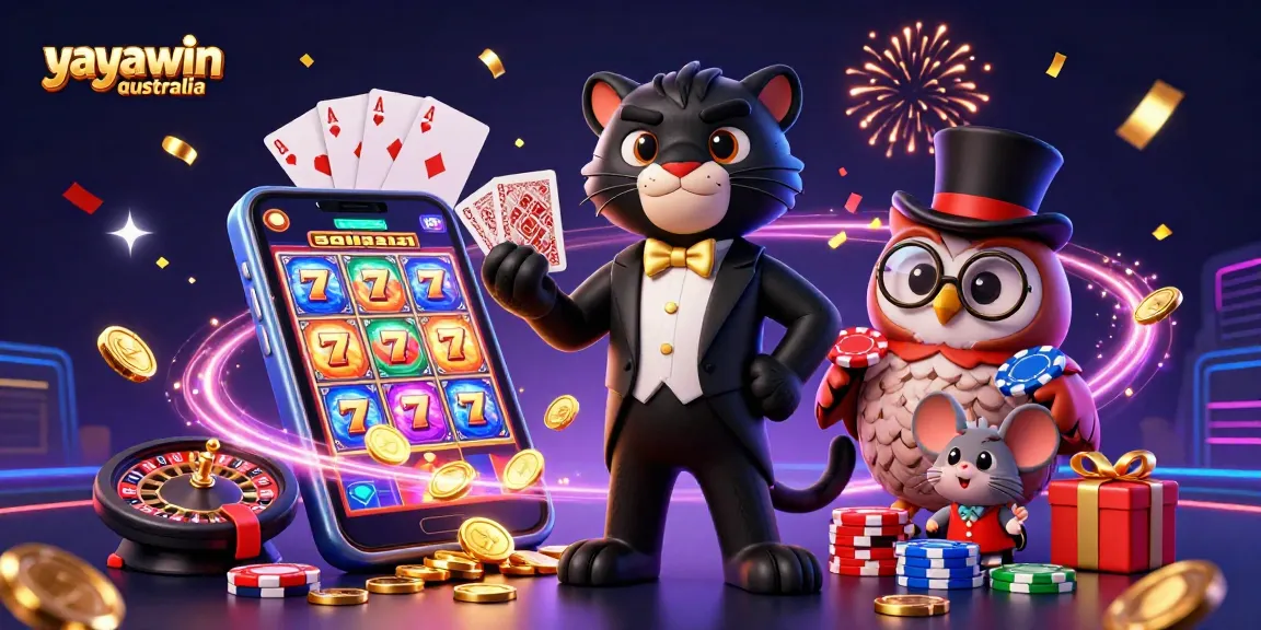 Win big with yayawin australia: Join the lively card game scene featuring vibrant 3D characters.
