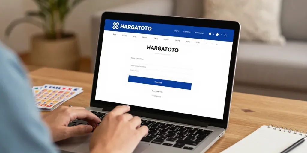 Login experience on HARGATOTO app with user-friendly interface and lottery tickets.