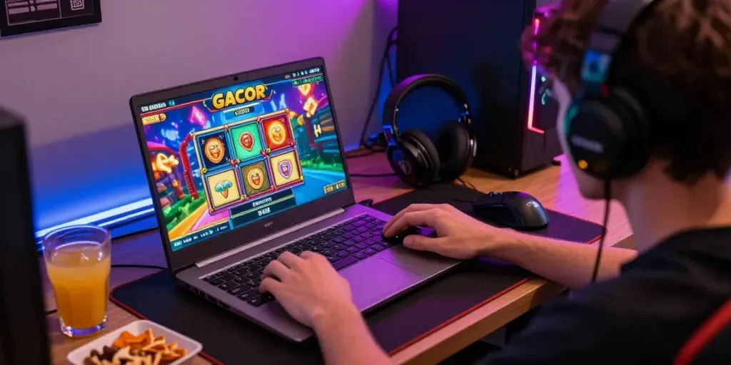 Engaging in slot gacor thailand online gaming experience with vivid graphics and immersive atmosphere.