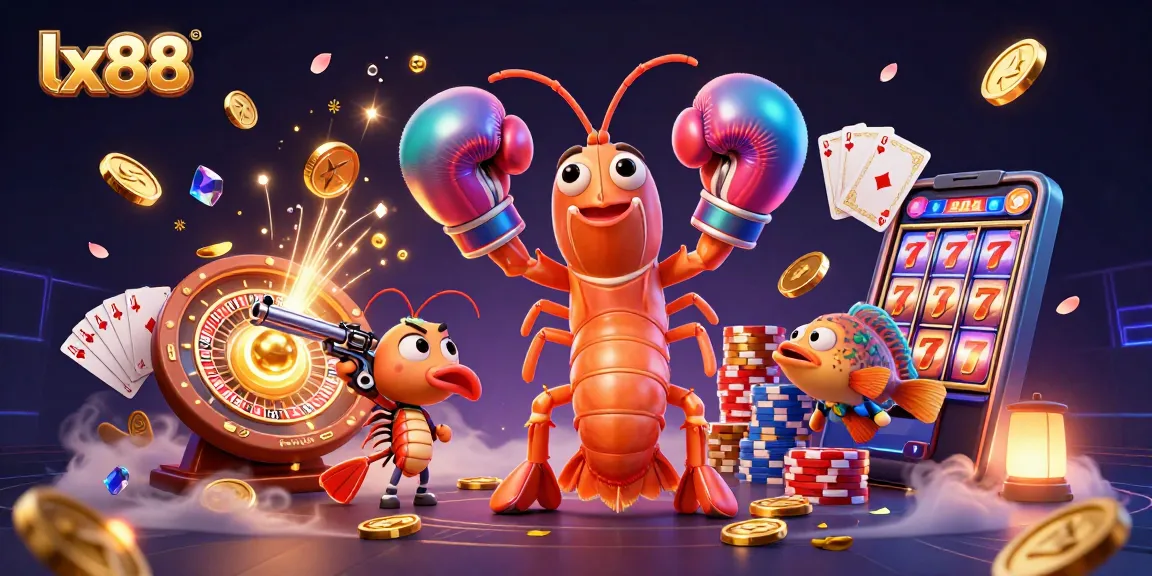 Experience exciting gameplay at lx88 with vibrant characters and dynamic casino elements.