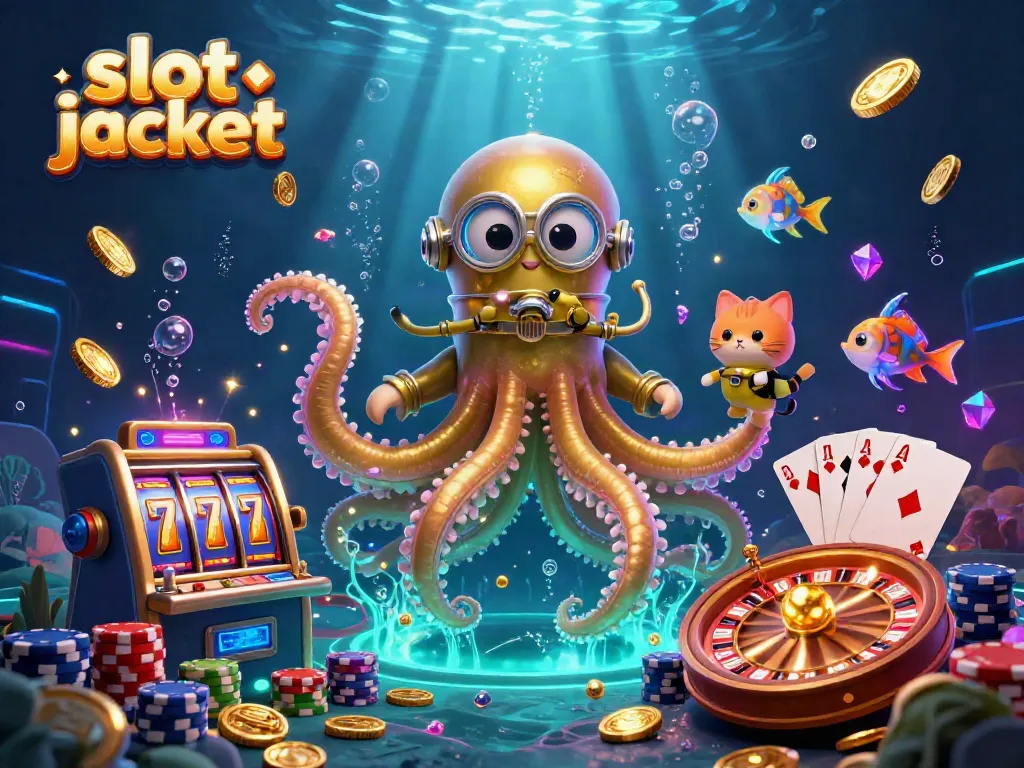 Experience the thrilling slot jackpot adventure with cascading coins and vibrant characters.