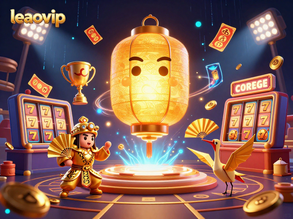 Spin to win at leaovip's vibrant casino, where golden spirits and slot games illuminate your chances.