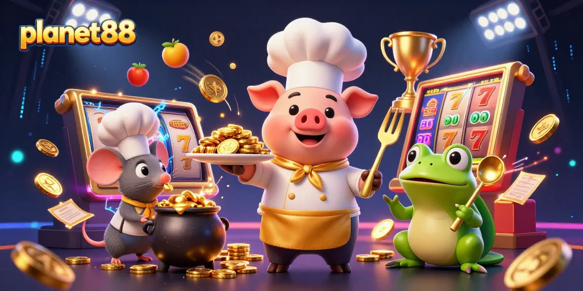 Experience the thrill of winning at planet88 with 3D cartoon characters and slot games!