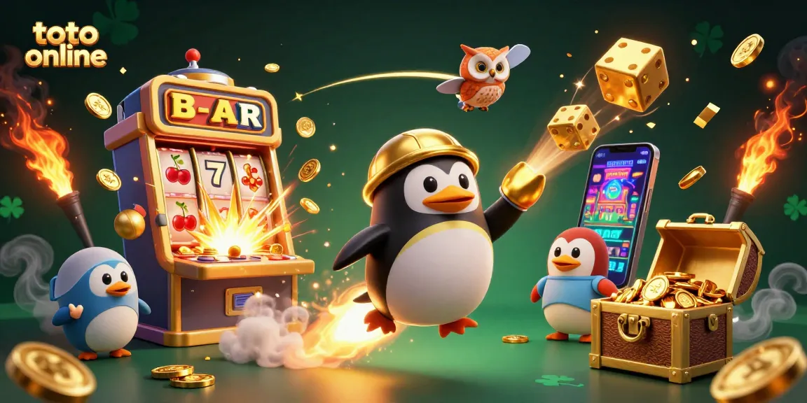 Menggali sensasi permainan toto online dengan penguin emas dan slot machine jackpot yang meledak.