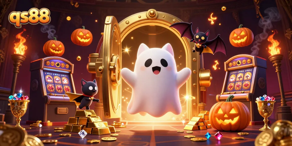 qs88 transforms playtime into thrilling wins with a ghost cat and vampire bat in a dynamic casino